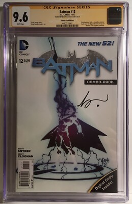 1ST CULLEN ROW (Gotham Knights) Batman #12 SIGNED Combo Pack Variant CGC 9.6 NM+