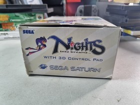 Nights Into Dreams (Sega Saturn) Big Box w/3D Control Pad Complete 2 Reg Cards