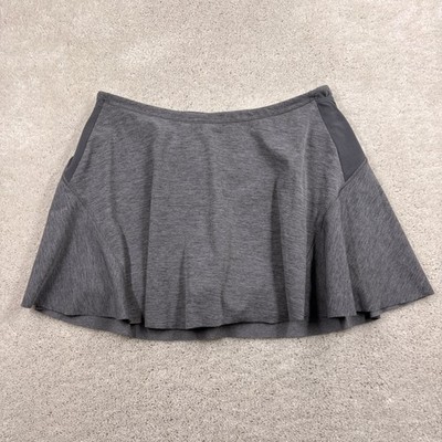 Athleta Match Point Skort Womens Size Large Gray Tennis Lined Golf Running