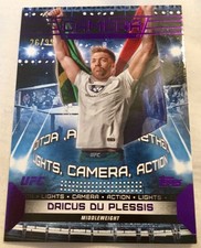 2024 Knockout #CAM-4 Dricus Du Plessis Lights Camera Action Purple 26/99