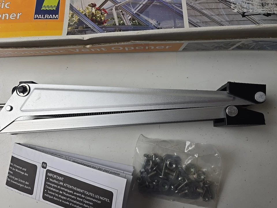 Palram 701338 Abridor Automático Ventilación Techo Completo Nuevo Caja Abierta Foto 4 de 4