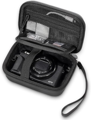 Kameratasche Schwarz Digitalkamera Fototasche Canon Sony Ricoh LUMIX Outdoor