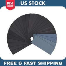 72pcs Sand Paper Sanding Sheets Assorted Auto Wet Dry Wood Car Metal 120-3000 0.16 per gallon