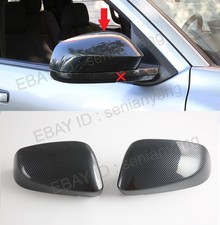 Carbon Fiber Look Rearview Mirror Side Cover Trim For 2024-2026 Toyota Tacoma