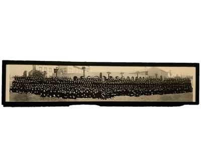 Vintage Glendale California High School Panoramic Photo Cap & Gown Class of 1963