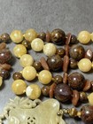 Vintage Chinese Hand Carved Jade Bead Necklace estate sale — photo 7