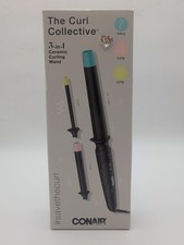 Conair The Curl Collective 3-in-1 Ceramic Curling Wand Model NPTCCC01 - OPEN BOX