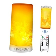 LED Flame Effect Light, USB Rechargeable Outdoor Flame Remote control style