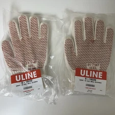 North Grip N Hot Mill Gloves 51-7147 Oven Steamproof Heat Resistant 2 Pair Uline