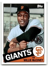 2020 Topps Update 1985 Baseball 35th Anniversary Willie McCovey San Francisco