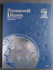 Whitman Roosevelt Dimes Dime Coin Folder Number 2 1965-2004 Album Book 9034