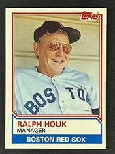 1983 Topps Ralph Houk #786 Boston Red Sox
