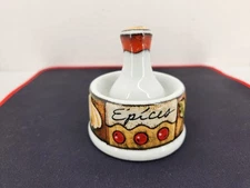 Jo!e MSC International Small Mortar & Pestle Garlic Spice Ceramic Grinder