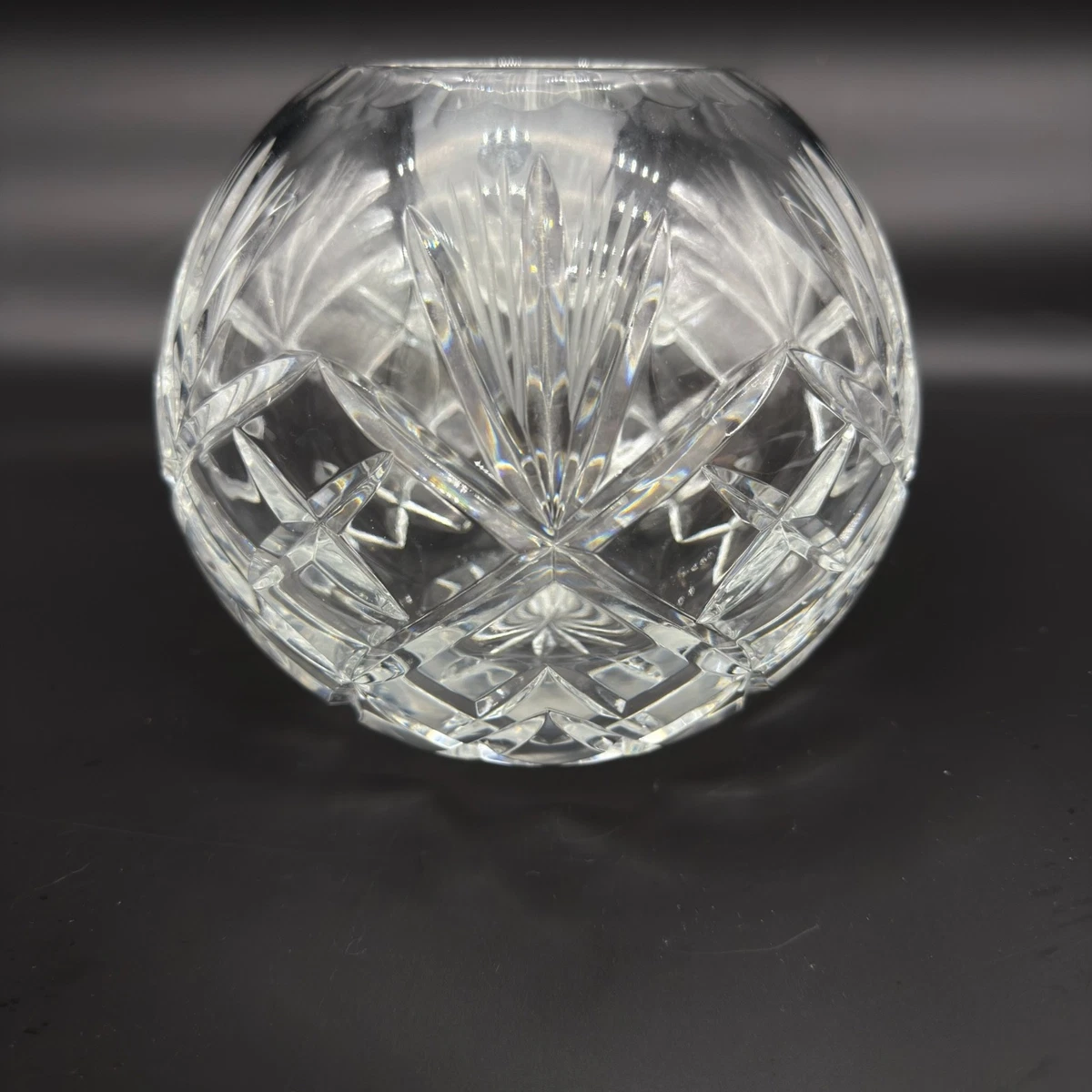 Crystal Rose Bowl Indiana Vintage Cut Glass for sale | eBay