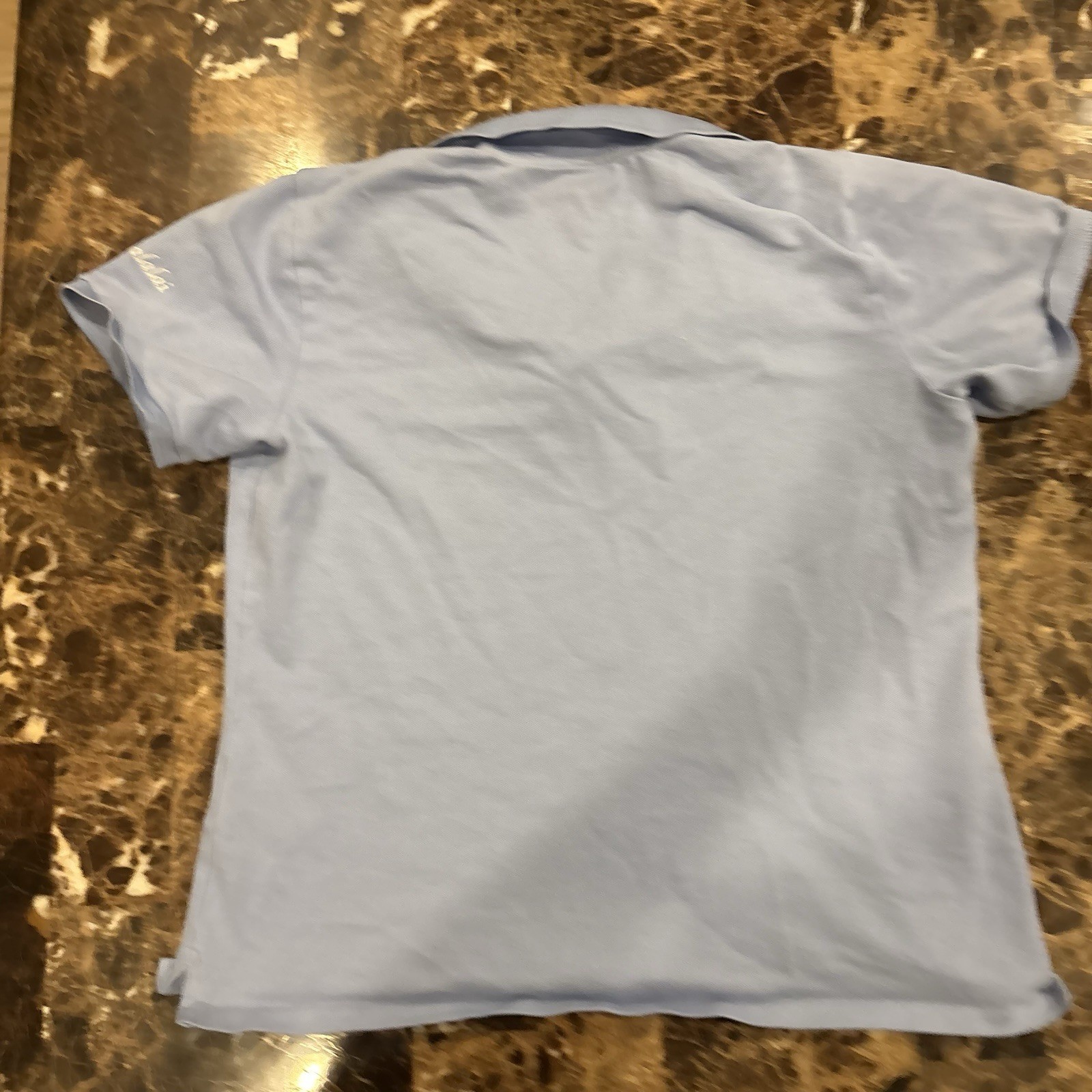 Ralph Lauren Golf Women's Light Blue Piqué Polo Shirt L Embroidered Logo thumbnail 5