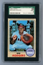 1968 Topps #433 Bob Rodgers SGC 8 NM/MT **BCX-845-077**