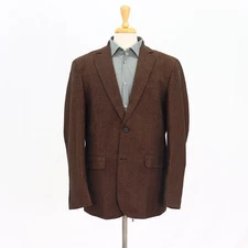 Wangyue 46L Gray Sport Coat Blazer Jacket HB 2B Polyester