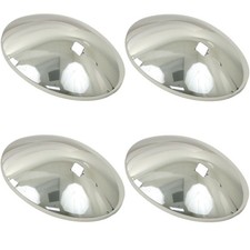 Chrome Smoothie Hub Cap Set Of 4 Fits Late Bug Bus Ghia 4 Lug Vw Wheel