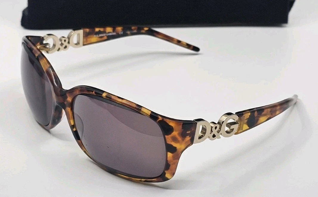 Dolce&Gabbana Brown Black Sunglasses for Women for sale | eBay display picture 2