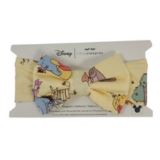 Little Sleepies Disney Winnie The Pooh Yellow Baby Headband Bow Soft