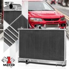 Aluminum 2 Row Performance Radiator for 03-08 Mit Lancer Evo 7/8/9 VII/VIII/IX