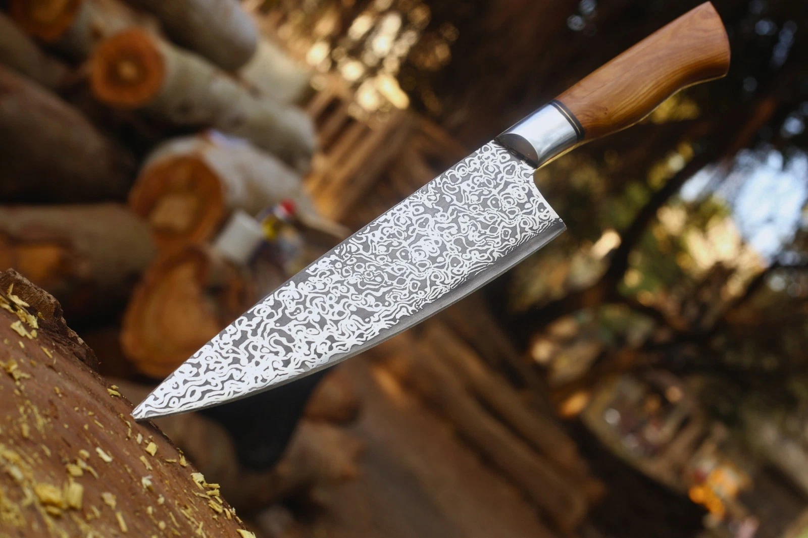 8" Damascus Steel Chef Knife Handmade Professional Kitchen Knife Wood Handle 13"
Opens in a new wind