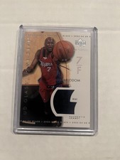 2003-04 UD Glass Game Gear Jerseys Lamar Odom #GG-LO - Clippers