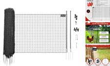 Non-Electric Boundary Fence 48" x100' - Suitable for Chickens or Other Black