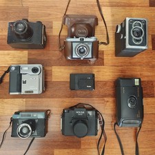 Job Lot Cameras Untested Rollei A26, Sony Mavica  + more inc. Kodak, Polaroid