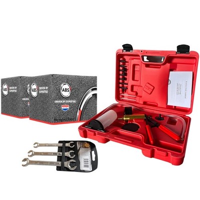 2x A.B.S. Bremssattel Hinten + Bremsenentlüftungs Satz für HYUNDAI HIGHWAY