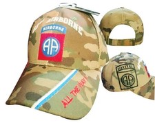 ACU Camo Camouflage 82ND Airborne Division Hat Ball Cap Army ALL THE WAY