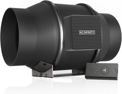 AC Infinity CLOUDLINE PRO S6, Quiet 6  Inline Duct Fan with Speed Controller - E
