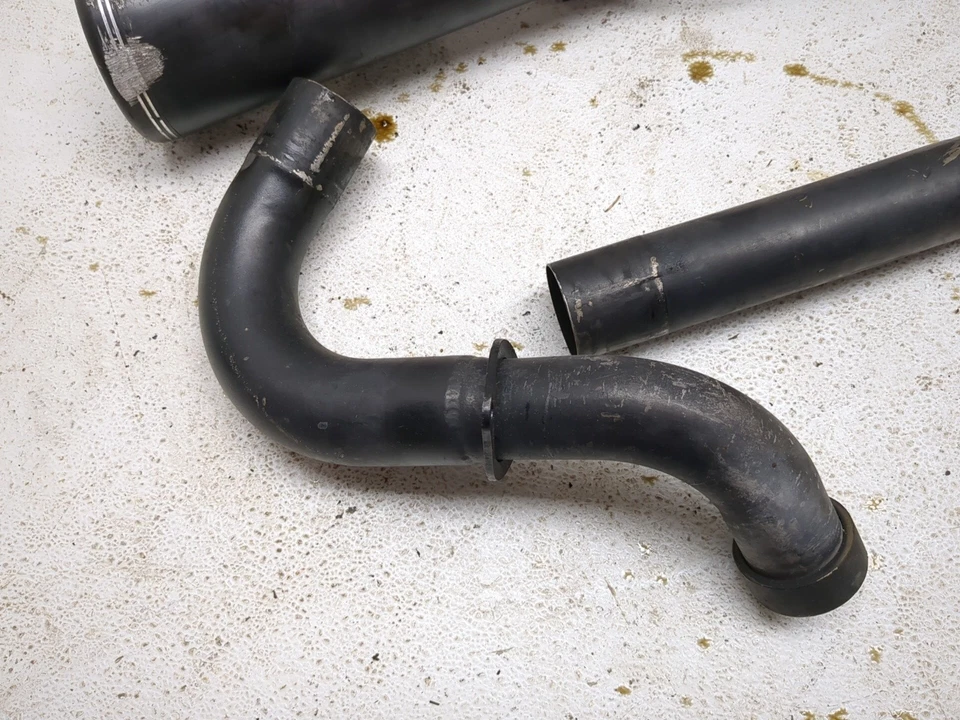 99-03 Yamaha Road Star Silverado XV1600 DANMOTO Exhaust Muffler Can W/ Pipes - Image 2 of 4