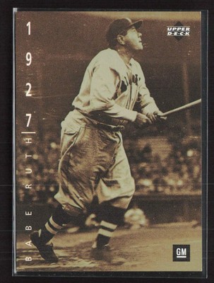 1994 Upper Deck Baseball: The American Epic #8 Babe Ruth GM Yankees (JB)