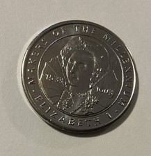 QUEEN ELIZABETH I, Makers of The Millennium Collection 2000 Commemorative Coin