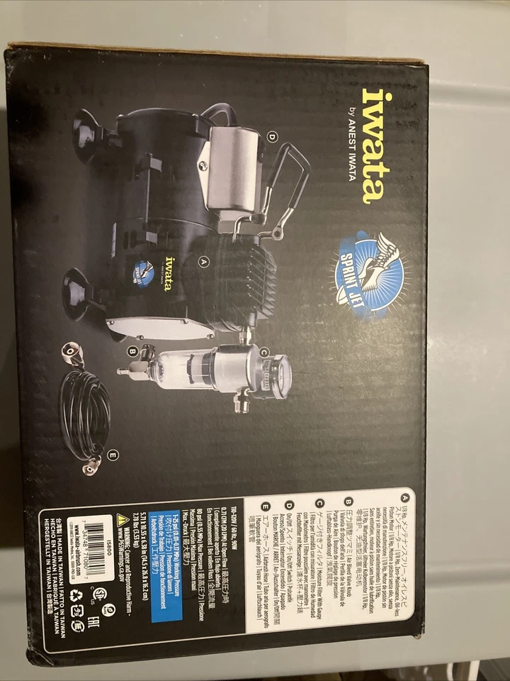 Iwata Brand New Sprint Jet Compressor  - Image 2 of 3