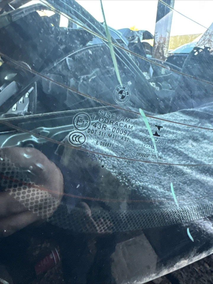 BMW F30 320i 328i 335i M3 F80 2012-2018 parabrisas trasero ventana de vidrio OEM Foto 3 de 4