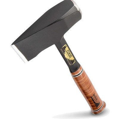 Special Edition Fireside Friend - Leather 14'' Wood Splitting Maul with Forged...