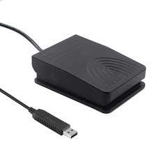 Upgraded iKKEGOL USB Foot Pedal Switch Video Game PC Hands Single