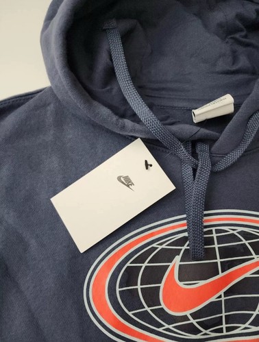Nike NSW Club Americana BB Pullover Hoodie DV9622-437 Size M NEW - Picture 1 of 3