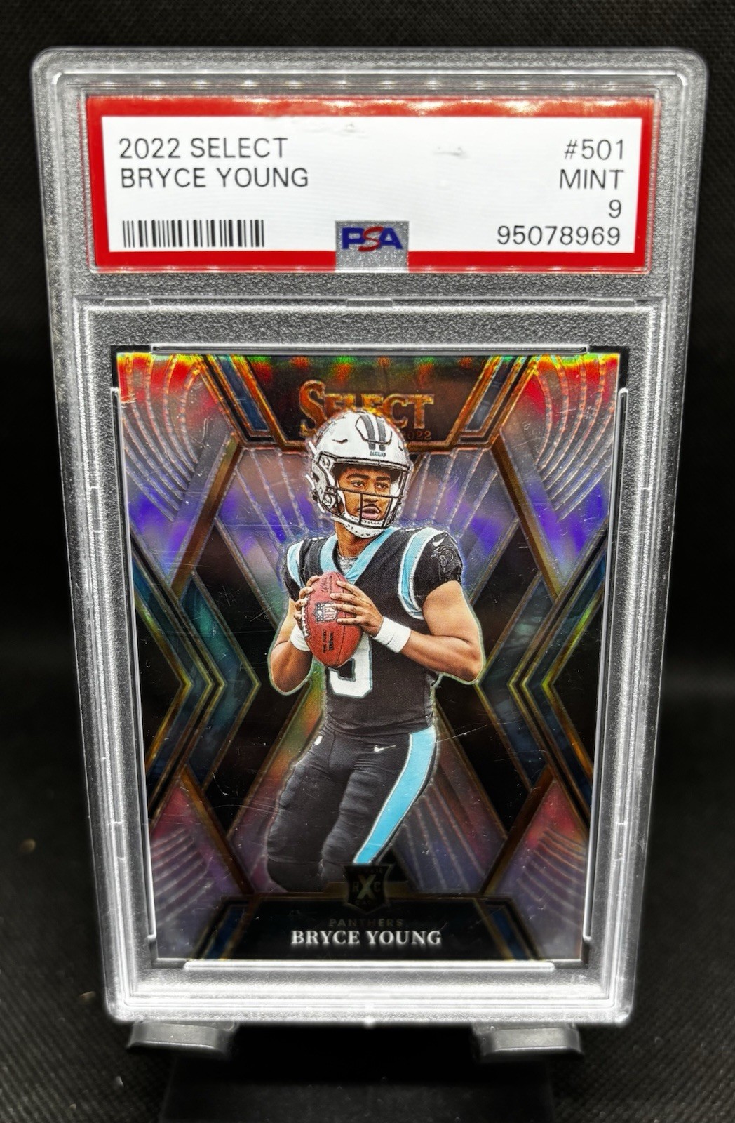 2022 Panini Select - 2023 XRC Bryce Young #501 Silver Prizm (RC) PSA 9