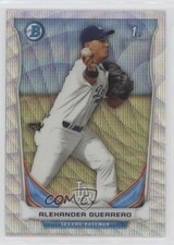 2014 Bowman Prospects Chrome Silver Wave Refractor 8/25 Alex Guerrero 0v0