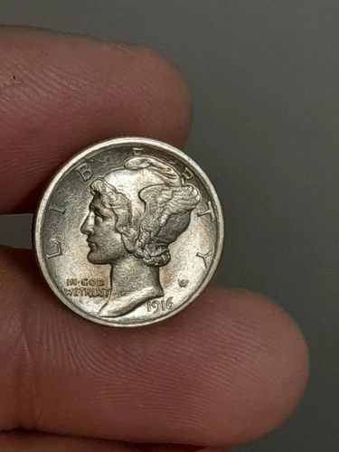 1916- P MERCURY DIME - UNCIRCULATED