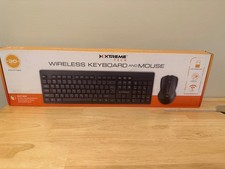 Xtreme Wireless Keyboard  Mouse Combo 30' Range Universal PC and Mac Compatible
