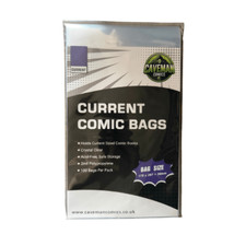 Modern Comic Bags: Pack of 100, 2mil Crystal Clear, Archival Safe Storage Suppli