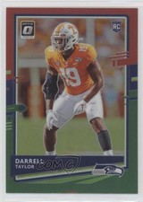 2020 Panini Donruss Rookie Optic Preview Red & Green Prizm Darrell Taylor 0c2