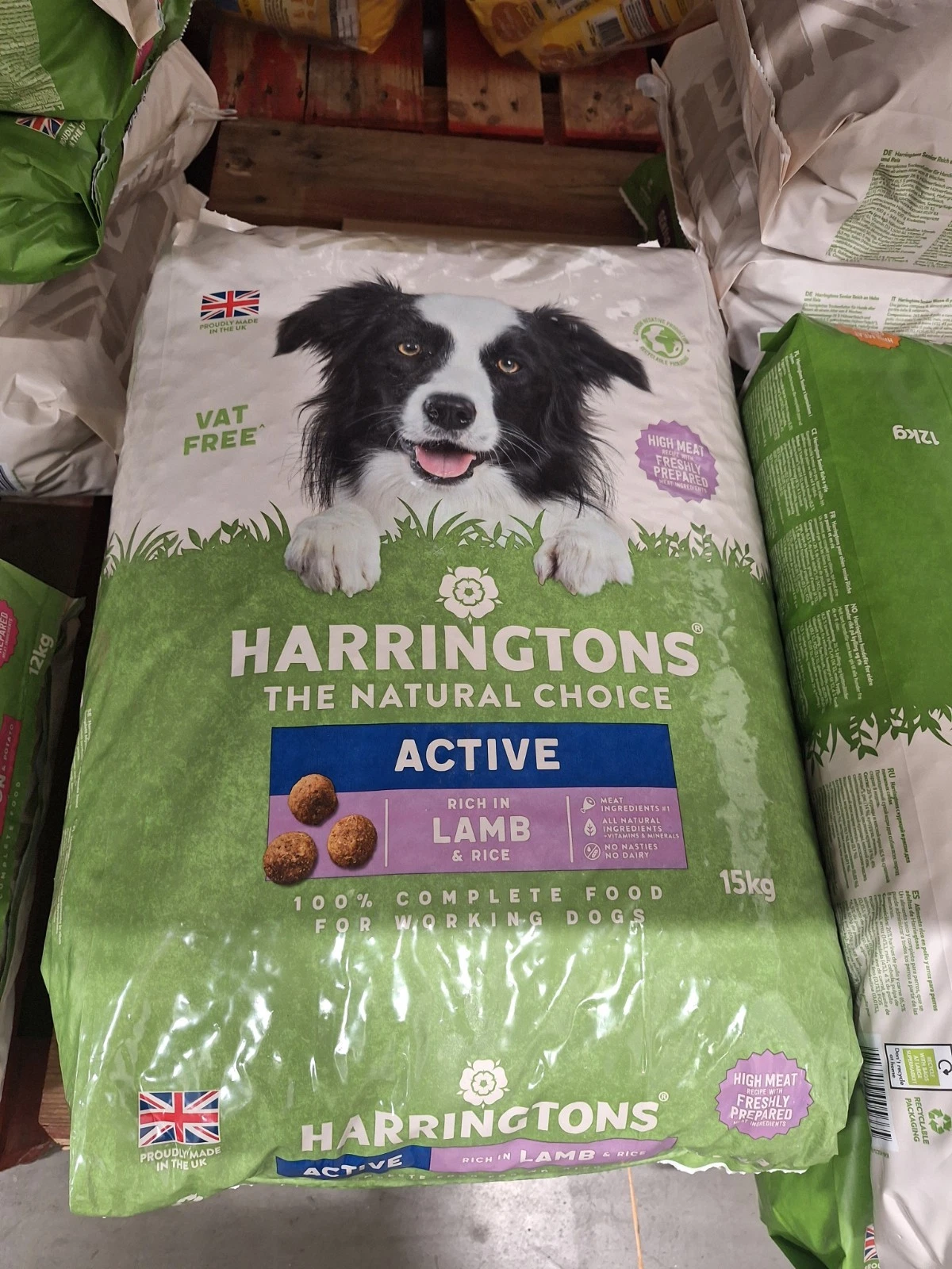 Harringtons Complete Active Working Dog Food | Dogs 15kg Lamb!
