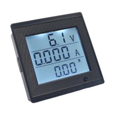 DC 6-200V 20A Voltage Current Meter LCD Digital Display Premium Tester Tool