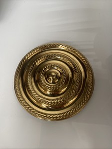 Metal Curtain Decorative Plates To Tie Curtains  Gold Color set Of 2