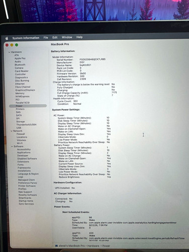 Apple MacBook Pro 16Gray i9 NOT SURE RAM 1000Gb ssd donor parts READ DESCRIPTION